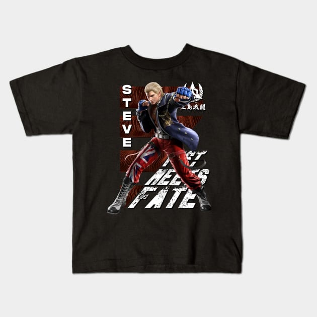 Steve (Tekken 8) Kids T-Shirt by wenderinf